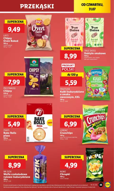 Lidl - gazetka promocyjna Oferta od czwartku od czwartku 31.07 do soboty 02.08 - strona 45
