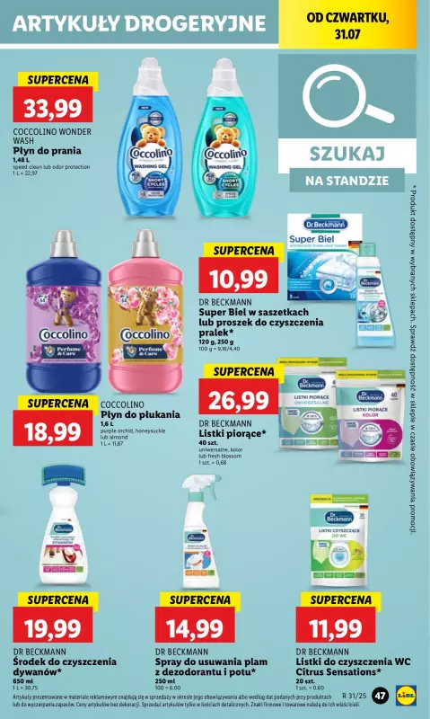Lidl - gazetka promocyjna Oferta od czwartku od czwartku 31.07 do soboty 02.08 - strona 61