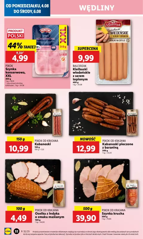 Lidl - gazetka promocyjna Oferta od poniedziałku od poniedziałku 04.08 do środy 06.08 - strona 36