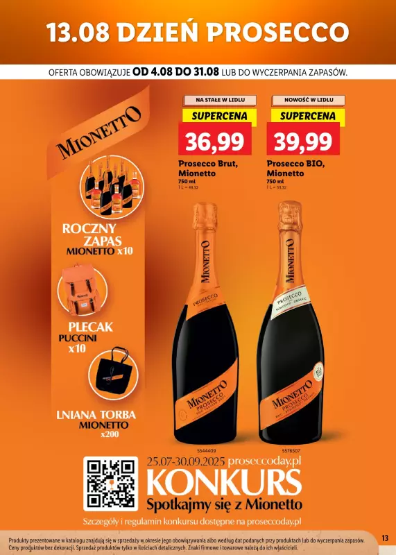 Lidl - gazetka promocyjna Karta Letnich Inspiracji  do niedzieli 31.08 - strona 13