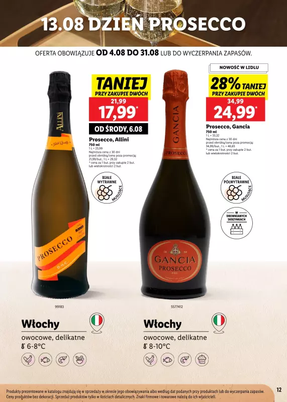 Lidl - gazetka promocyjna Karta Letnich Inspiracji  do niedzieli 31.08 - strona 12