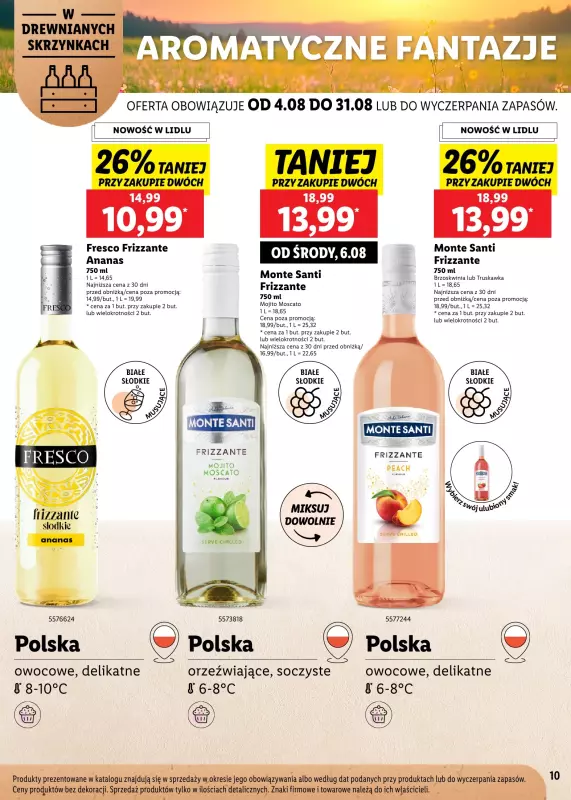 Lidl - gazetka promocyjna Karta Letnich Inspiracji  do niedzieli 31.08 - strona 10