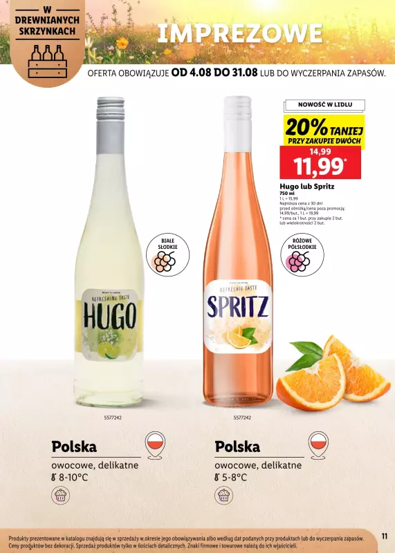 Lidl - gazetka promocyjna Karta Letnich Inspiracji  do niedzieli 31.08 - strona 11