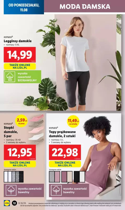 Lidl - gazetka promocyjna Katalog od poniedziałku 11.08 do soboty 16.08 - strona 12