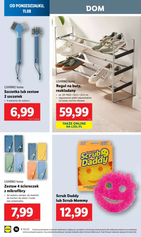Lidl - gazetka promocyjna Katalog od poniedziałku 11.08 do soboty 16.08 - strona 16