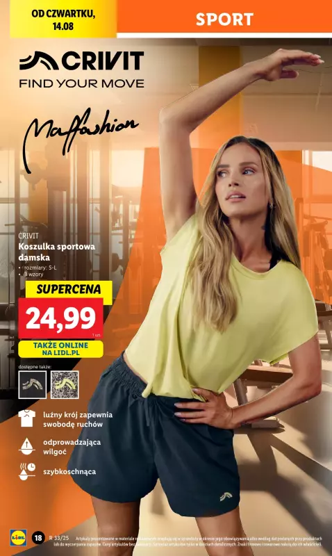Lidl - gazetka promocyjna Katalog od poniedziałku 11.08 do soboty 16.08 - strona 22