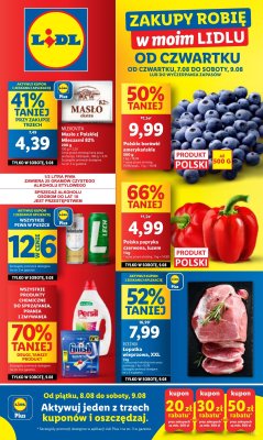 Lidl - gazetka promocyjna Oferta od czwartku od czwartku 07.08 do soboty 09.08