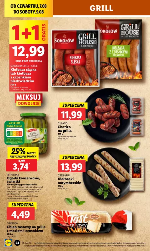 Lidl - gazetka promocyjna Oferta od czwartku od czwartku 07.08 do soboty 09.08 - strona 32