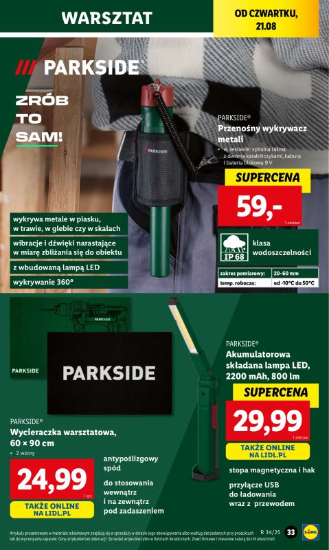 Lidl - gazetka promocyjna Katalog od poniedziałku 18.08 do soboty 23.08 - strona 35