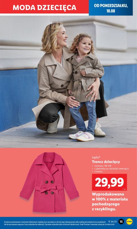 Lidl - gazetka promocyjna Katalog od poniedziałku 18.08 do soboty 23.08 - strona 17