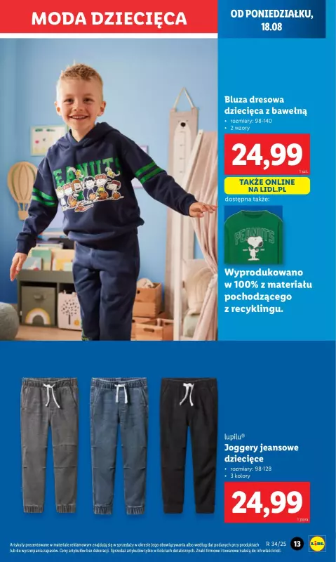 Lidl - gazetka promocyjna Katalog od poniedziałku 18.08 do soboty 23.08 - strona 15