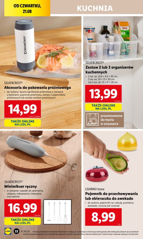Lidl - gazetka promocyjna Katalog od poniedziałku 18.08 do soboty 23.08 - strona 34