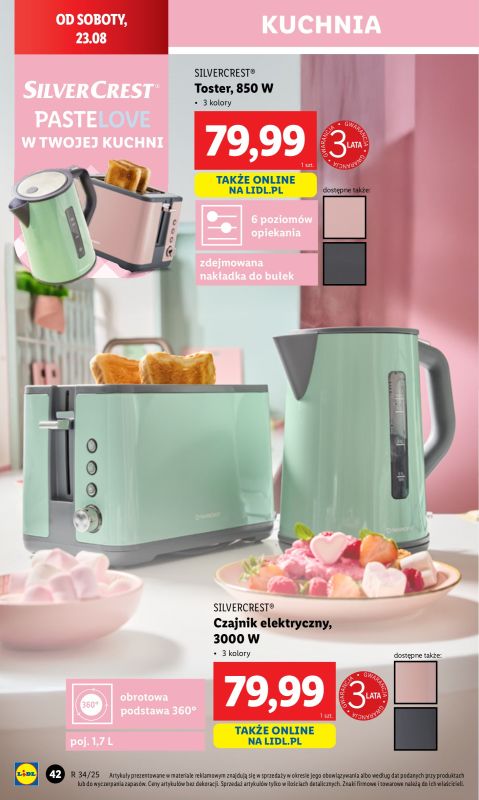 Lidl - gazetka promocyjna Katalog od poniedziałku 18.08 do soboty 23.08 - strona 44