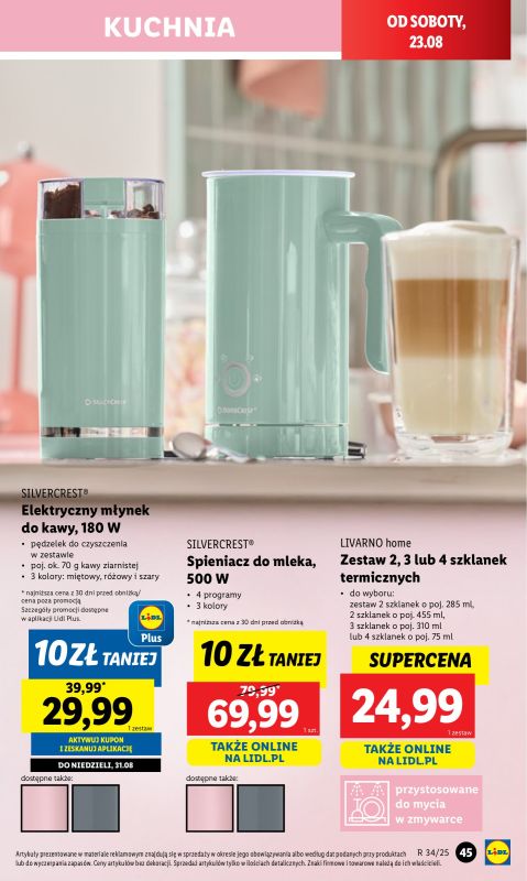 Lidl - gazetka promocyjna Katalog od poniedziałku 18.08 do soboty 23.08 - strona 47