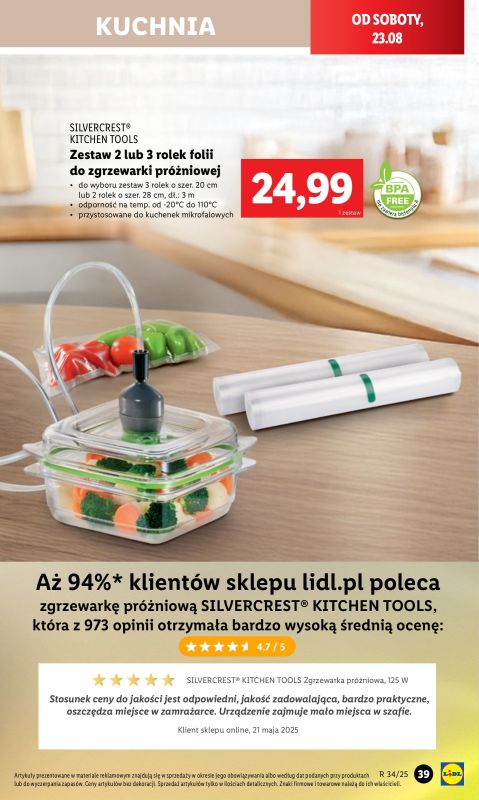 Lidl - gazetka promocyjna Katalog od poniedziałku 18.08 do soboty 23.08 - strona 41