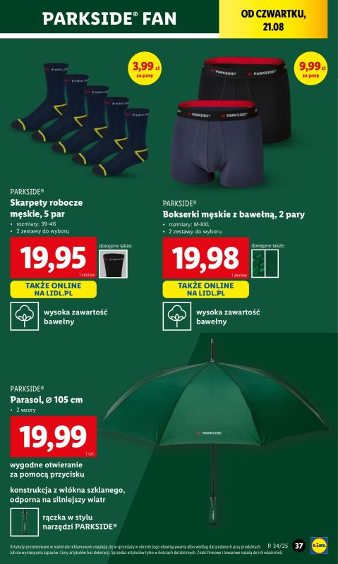 Lidl - gazetka promocyjna Katalog od poniedziałku 18.08 do soboty 23.08 - strona 39