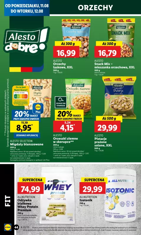 Lidl - gazetka promocyjna Oferta od poniedziałku od poniedziałku 11.08 do wtorku 12.08 - strona 48