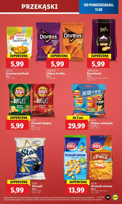 Lidl - gazetka promocyjna Oferta od poniedziałku od poniedziałku 11.08 do wtorku 12.08 - strona 51