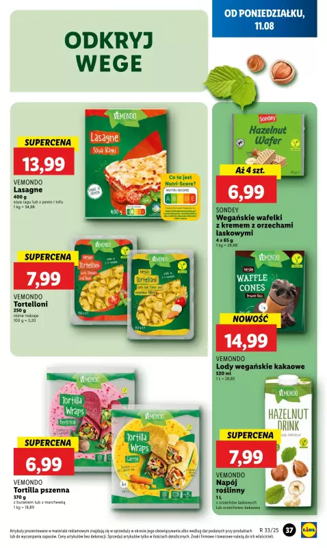 Lidl - gazetka promocyjna Oferta od poniedziałku od poniedziałku 11.08 do wtorku 12.08 - strona 39