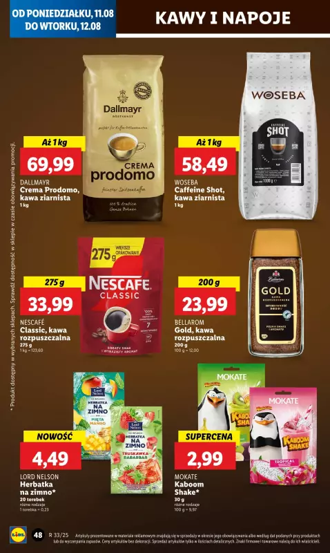 Lidl - gazetka promocyjna Oferta od poniedziałku od poniedziałku 11.08 do wtorku 12.08 - strona 54