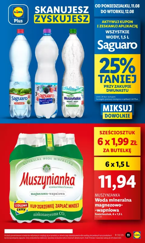 Lidl - gazetka promocyjna Oferta od poniedziałku od poniedziałku 11.08 do wtorku 12.08 - strona 11