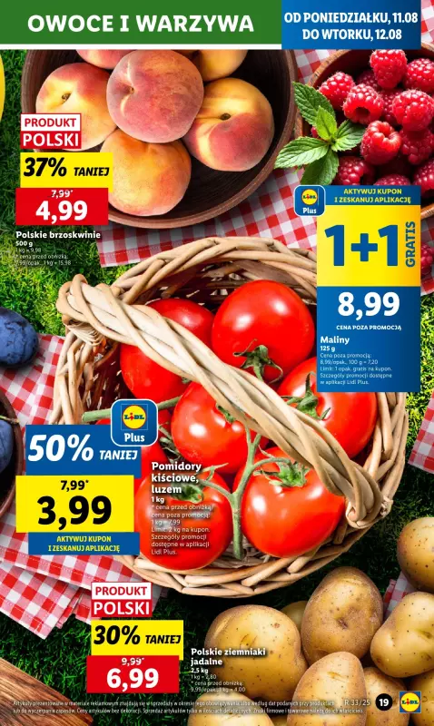 Lidl - gazetka promocyjna Oferta od poniedziałku od poniedziałku 11.08 do wtorku 12.08 - strona 21