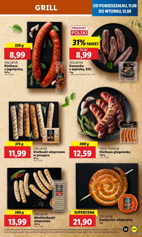 Lidl - gazetka promocyjna Oferta od poniedziałku od poniedziałku 11.08 do wtorku 12.08 - strona 27