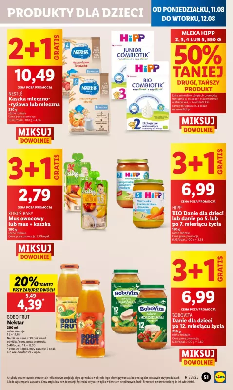 Lidl - gazetka promocyjna Oferta od poniedziałku od poniedziałku 11.08 do wtorku 12.08 - strona 57