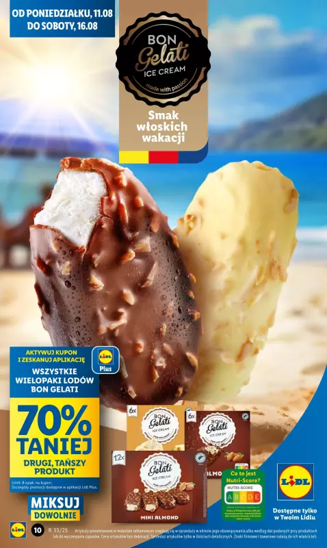 Lidl - gazetka promocyjna Oferta od poniedziałku od poniedziałku 11.08 do wtorku 12.08 - strona 10