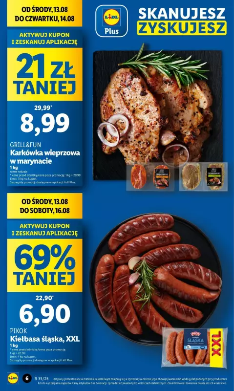 Lidl - gazetka promocyjna Oferta od środy od środy 13.08 do soboty 16.08 - strona 6