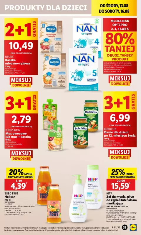Lidl - gazetka promocyjna Oferta od środy od środy 13.08 do soboty 16.08 - strona 43