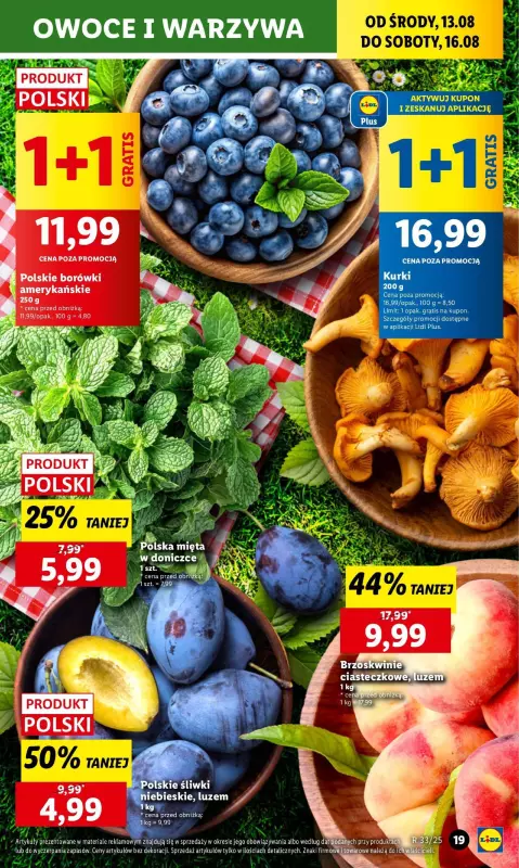Lidl - gazetka promocyjna Oferta od środy od środy 13.08 do soboty 16.08 - strona 21