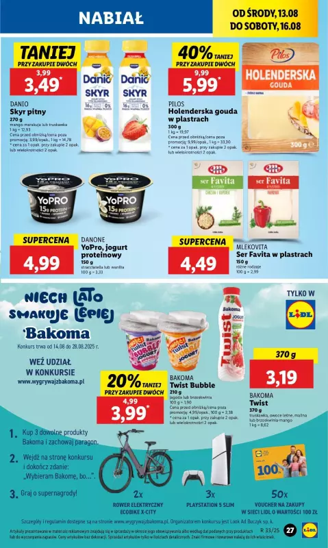 Lidl - gazetka promocyjna Oferta od środy od środy 13.08 do soboty 16.08 - strona 29