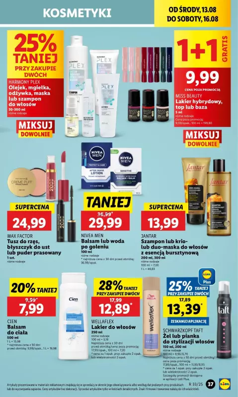 Lidl - gazetka promocyjna Oferta od środy od środy 13.08 do soboty 16.08 - strona 45