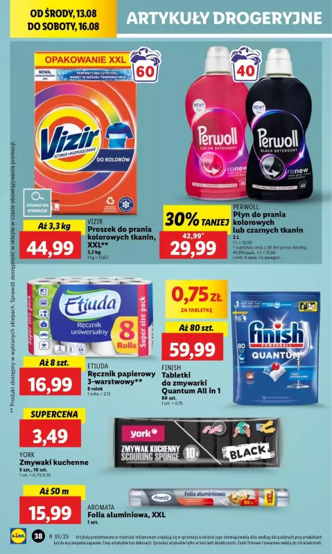 Lidl - gazetka promocyjna Oferta od środy od środy 13.08 do soboty 16.08 - strona 46