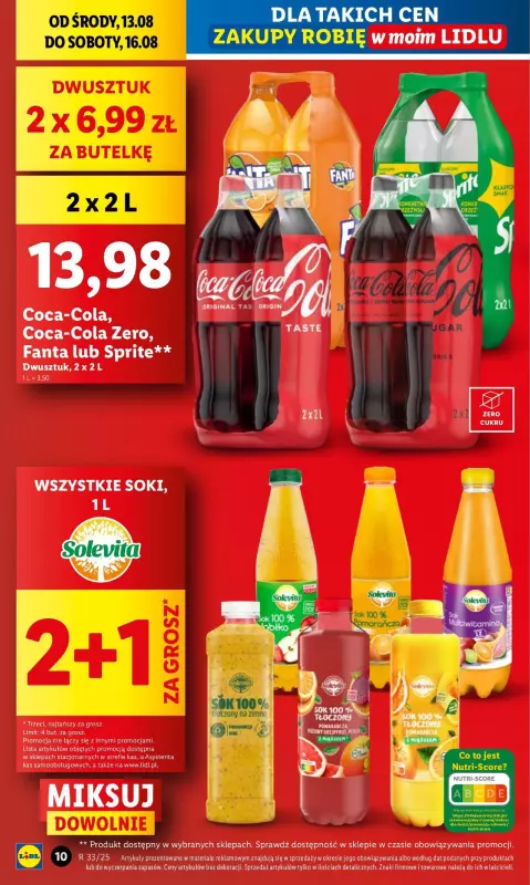 Lidl - gazetka promocyjna Oferta od środy od środy 13.08 do soboty 16.08 - strona 10