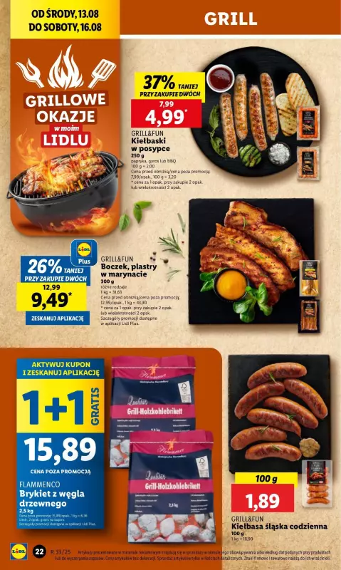 Lidl - gazetka promocyjna Oferta od środy od środy 13.08 do soboty 16.08 - strona 24