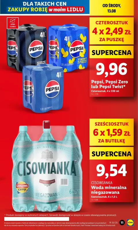 Lidl - gazetka promocyjna Oferta od środy od środy 13.08 do soboty 16.08 - strona 11