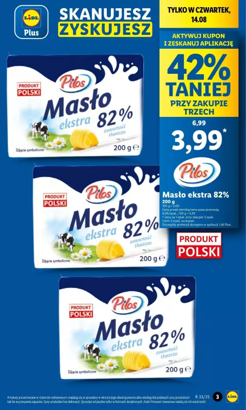 Lidl - gazetka promocyjna Oferta od środy od środy 13.08 do soboty 16.08 - strona 3