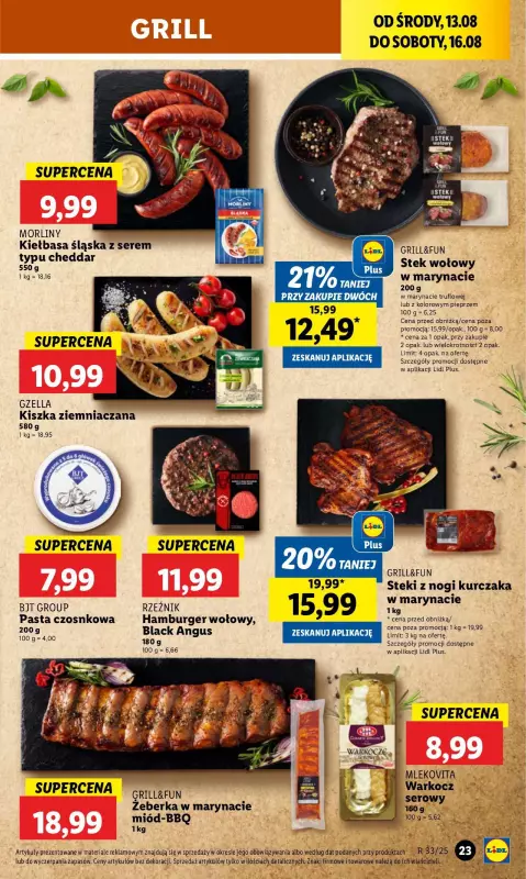 Lidl - gazetka promocyjna Oferta od środy od środy 13.08 do soboty 16.08 - strona 25