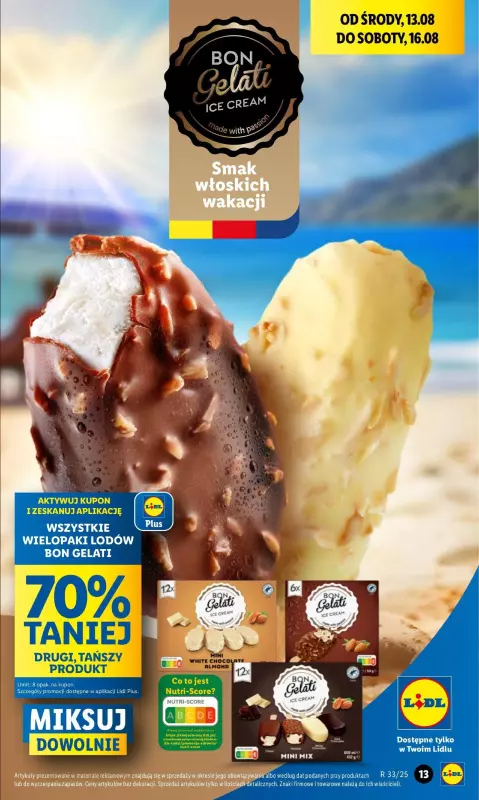 Lidl - gazetka promocyjna Oferta od środy od środy 13.08 do soboty 16.08 - strona 13