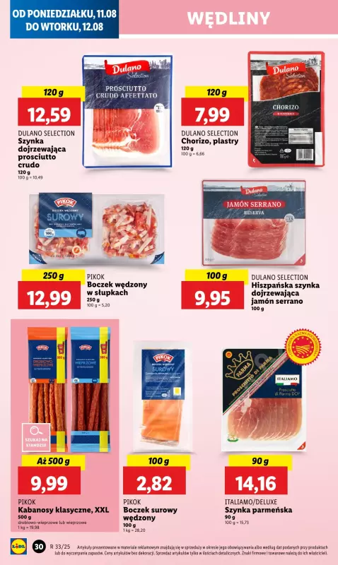 Lidl - gazetka promocyjna Oferta od poniedziałku od poniedziałku 11.08 do wtorku 12.08 - strona 32