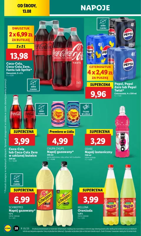 Lidl - gazetka promocyjna Oferta od środy od środy 13.08 do soboty 16.08 - strona 32