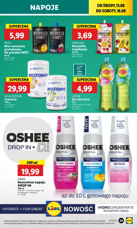 Lidl - gazetka promocyjna Oferta od środy od środy 13.08 do soboty 16.08 - strona 33