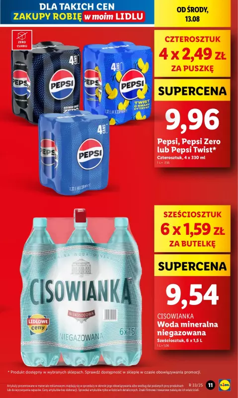 Lidl - gazetka promocyjna Oferta od środy od środy 13.08 do soboty 16.08 - strona 11