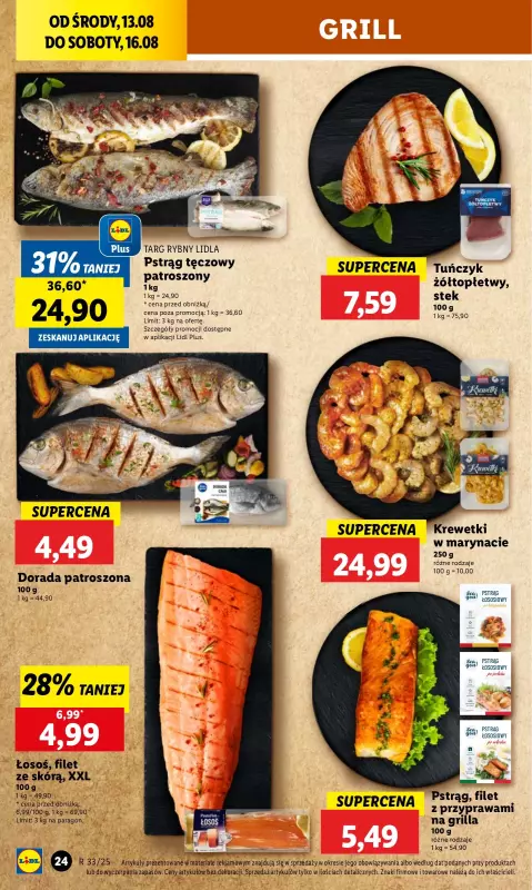 Lidl - gazetka promocyjna Oferta od środy od środy 13.08 do soboty 16.08 - strona 28