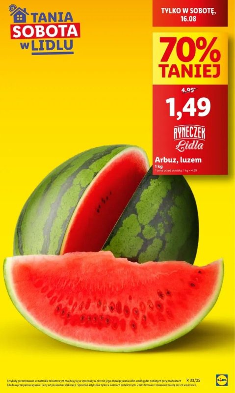 Lidl - gazetka promocyjna Tania sobota w Lidlu! od soboty 16.08 do soboty 16.08 - strona 3