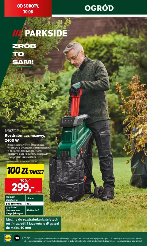 Lidl - gazetka promocyjna Katalog od poniedziałku 25.08 do soboty 30.08 - strona 38