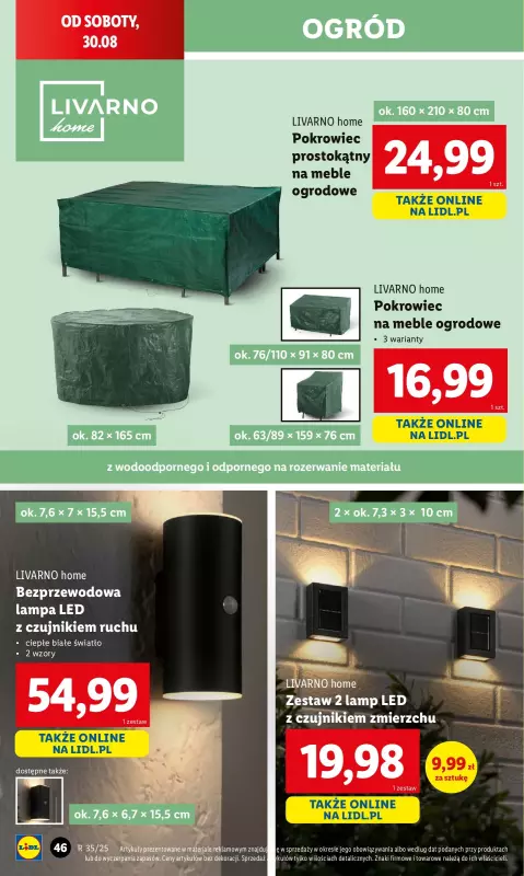 Lidl - gazetka promocyjna Katalog od poniedziałku 25.08 do soboty 30.08 - strona 46