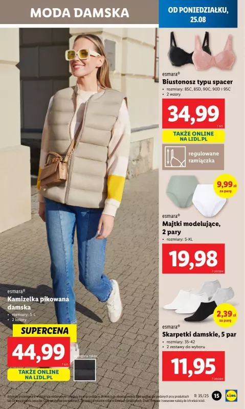 Lidl - gazetka promocyjna Katalog od poniedziałku 25.08 do soboty 30.08 - strona 15
